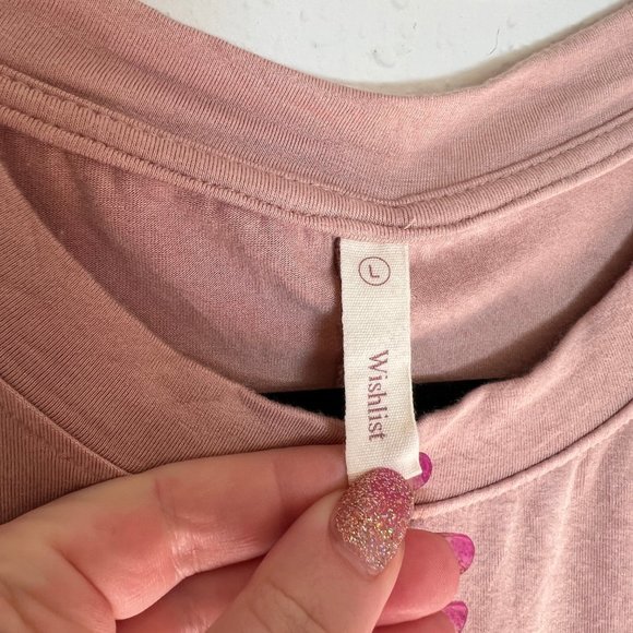 Wishlist Pink Tie-Back Tunic Tank - Picture 4 of 6